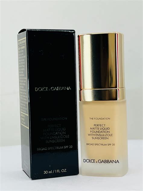 buy dolce & gabbana perfect matte liquid foundation spf 20|dolce & gabbana shoe outlet.